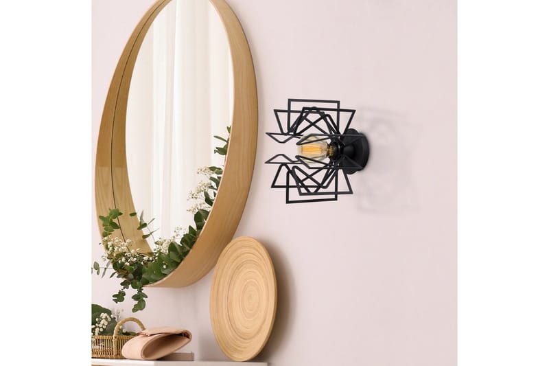 Vägglampa Quira Svart - Svart - Belysning & el - Inomhusbelysning & lampor - Vägglampa