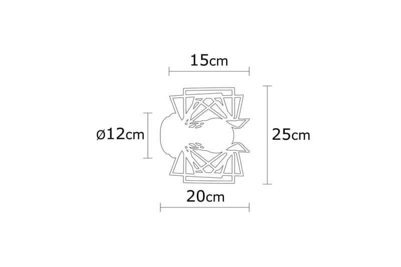 Vägglampa Quira Svart - Svart - Belysning & el - Inomhusbelysning & lampor - Vägglampa