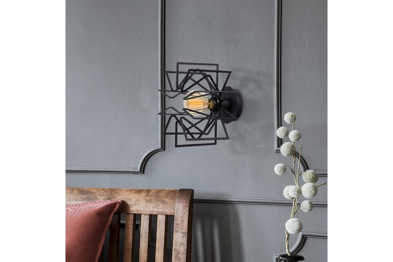 Vägglampa Quira Svart - Svart - Belysning & el - Inomhusbelysning & lampor - Vägglampa