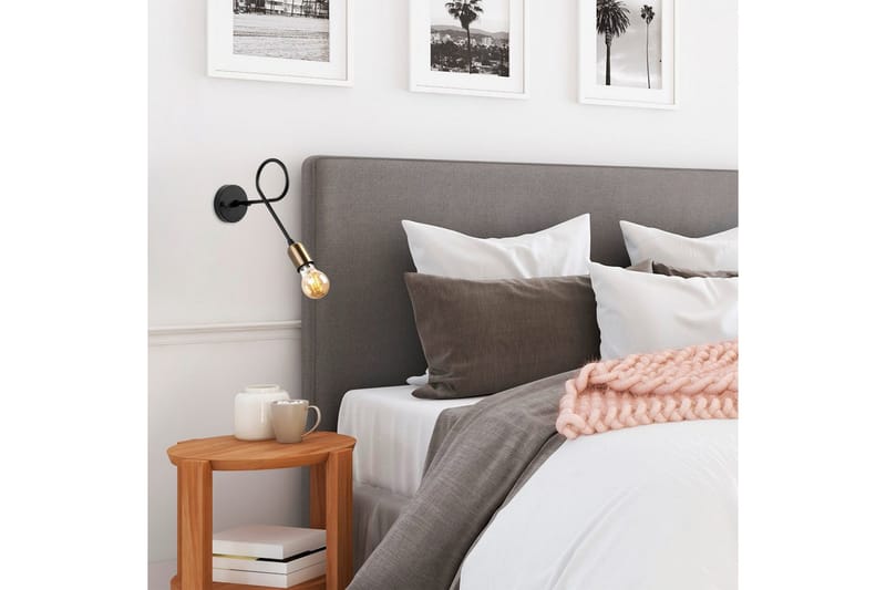 Vägglampa Ranju Svart / Antik - Brons/Svart - Belysning & el - Inomhusbelysning & lampor - Vägglampa