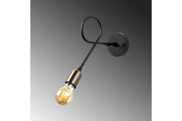 Vägglampa Ranju Svart / Antik - Brons/Svart - Belysning & el - Inomhusbelysning & lampor - Vägglampa