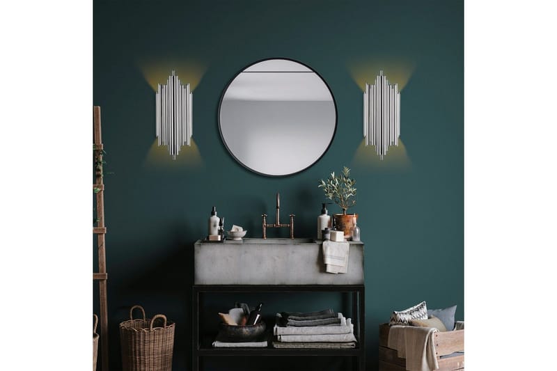 Vägglampa Raoji Krom - Krom - Belysning & el - Inomhusbelysning & lampor - Vägglampa