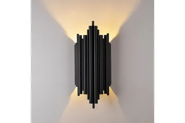 Vägglampa Raoji Svart - Svart - Belysning & el - Inomhusbelysning & lampor - Vägglampa