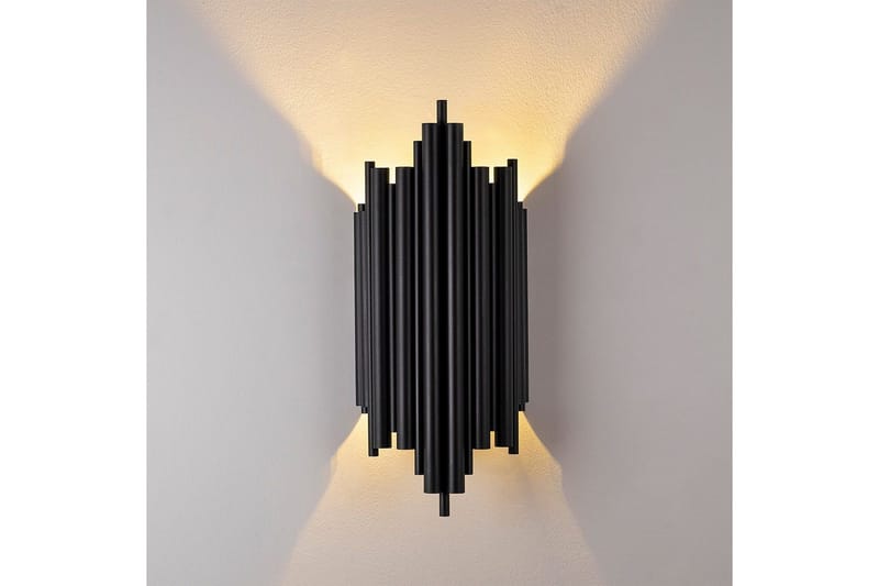 Vägglampa Raoji Svart - Svart - Belysning & el - Inomhusbelysning & lampor - Vägglampa