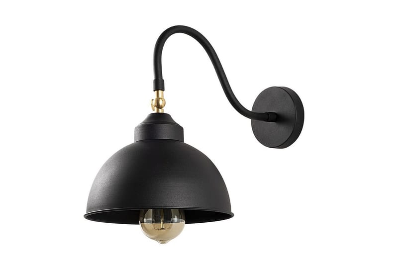 Vägglampa Rathour Svart - Svart - Belysning & el - Inomhusbelysning & lampor - Vägglampa
