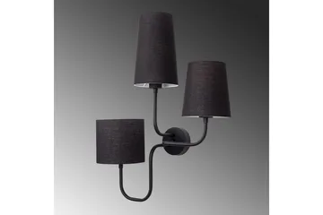 Vägglampa Rihan svart - Svart - Belysning & el - Inomhusbelysning & lampor - Vägglampa