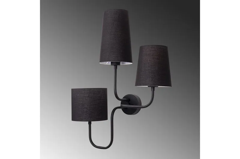 Vägglampa Rihan svart - Svart - Belysning & el - Inomhusbelysning & lampor - Vägglampa