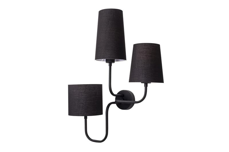 Vägglampa Rihan svart - Svart - Belysning & el - Inomhusbelysning & lampor - Vägglampa
