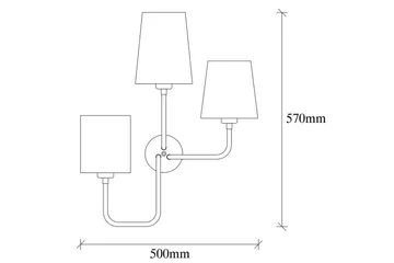 Vägglampa Rihan svart - Svart - Belysning & el - Inomhusbelysning & lampor - Vägglampa