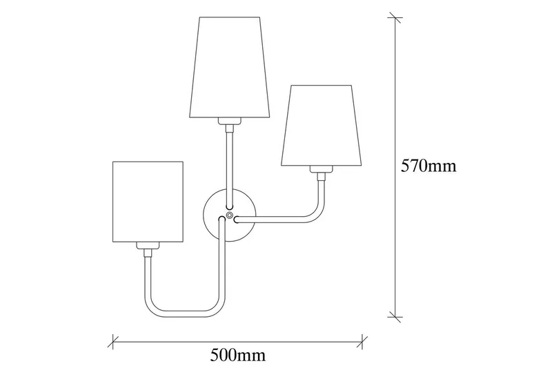 Vägglampa Rihan svart - Svart - Belysning & el - Inomhusbelysning & lampor - Vägglampa