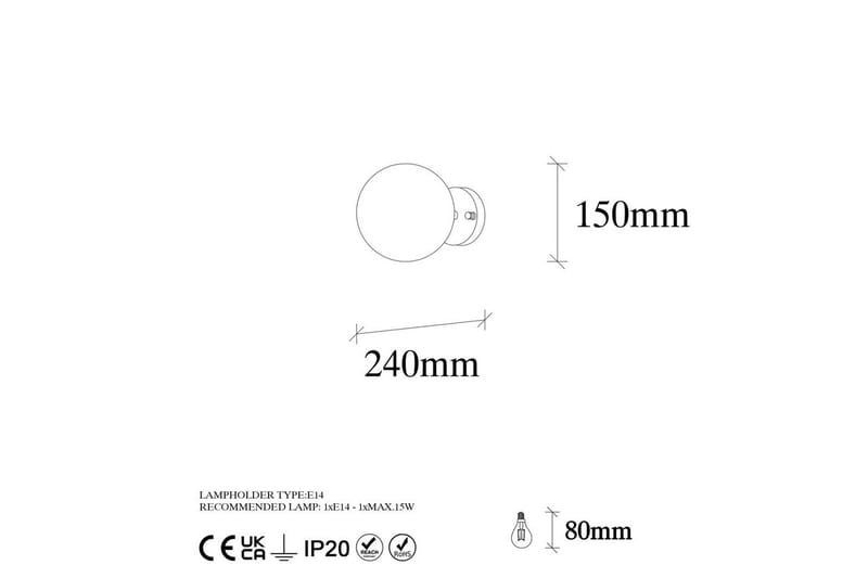 Vägglampa Sone Svart / Antik - Svart / Antik - Belysning & el - Inomhusbelysning & lampor - Vägglampa