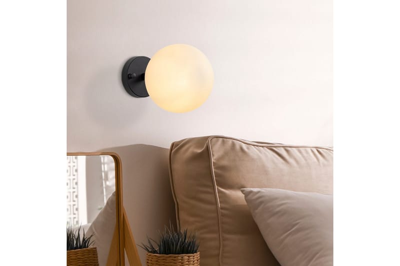Vägglampa Sone Svart / Grädde - Svart / Grädde - Belysning & el - Inomhusbelysning & lampor - Vägglampa