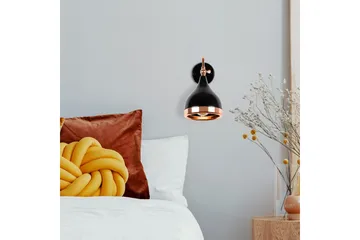 Vägglampa Soodz Svart / Koppar - Svart / Koppar - Belysning & el - Inomhusbelysning & lampor - Vägglampa
