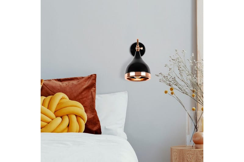 Vägglampa Soodz Svart / Koppar - Svart / Koppar - Belysning & el - Inomhusbelysning & lampor - Vägglampa