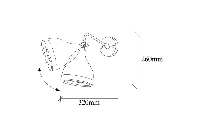 Vägglampa Soodz Svart / Koppar - Svart / Koppar - Belysning & el - Inomhusbelysning & lampor - Vägglampa