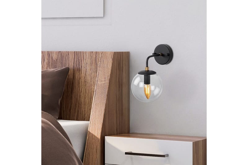 Vägglampa Soona Svart / Rany - Svart / Rany - Belysning & el - Inomhusbelysning & lampor - Vägglampa