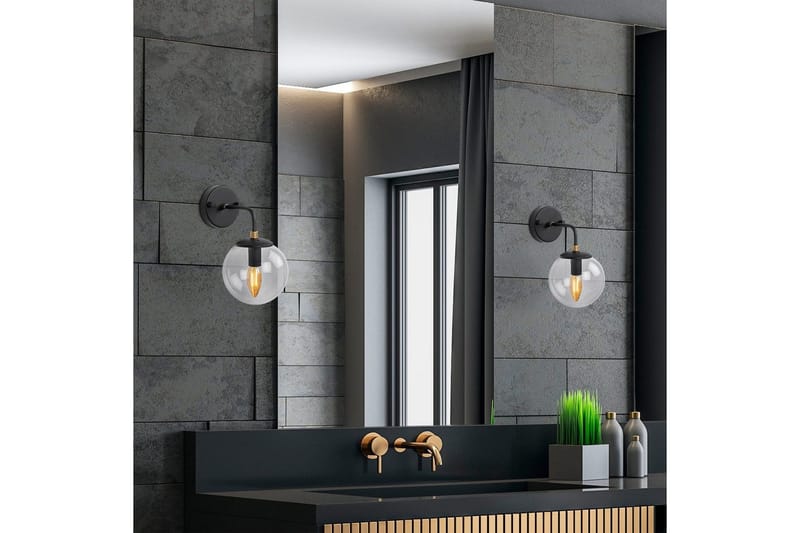 Vägglampa Soona Svart / Rany - Svart / Rany - Belysning & el - Inomhusbelysning & lampor - Vägglampa