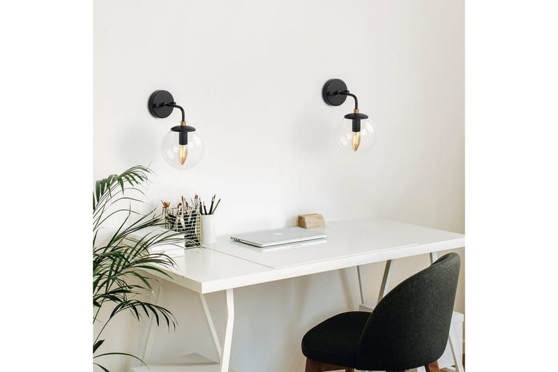 Vägglampa Soona Svart / Rany - Svart / Rany - Belysning & el - Inomhusbelysning & lampor - Vägglampa