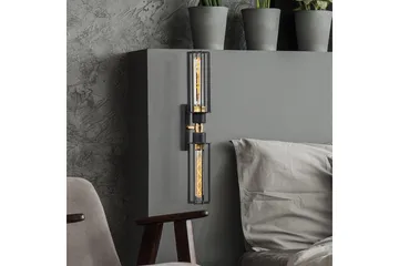 Vägglampa Sourab Skinande Svart / Rany - Guld/Svart - Belysning & el - Inomhusbelysning & lampor - Vägglampa