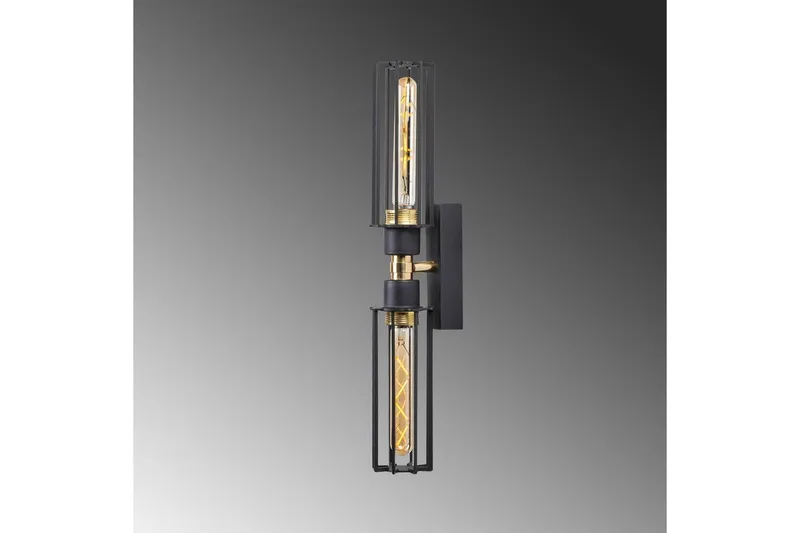 Vägglampa Sourab Skinande Svart / Rany - Guld/Svart - Belysning & el - Inomhusbelysning & lampor - Vägglampa