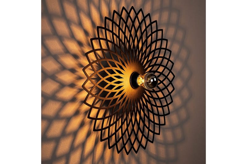 Vägglampa Sourab Svart - Svart - Belysning & el - Inomhusbelysning & lampor - Vägglampa