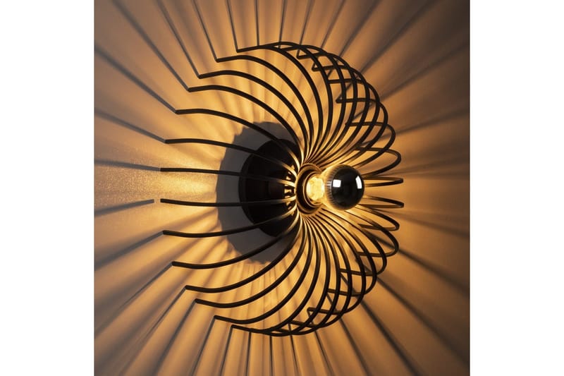 Vägglampa Subbersta Svart - Diameter: 12 cm - Belysning & el - Inomhusbelysning & lampor - Vägglampa
