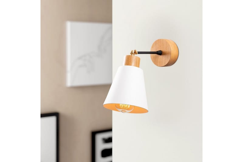 Vägglampa Sudalwani Vit - Vit - Belysning & el - Inomhusbelysning & lampor - Vägglampa
