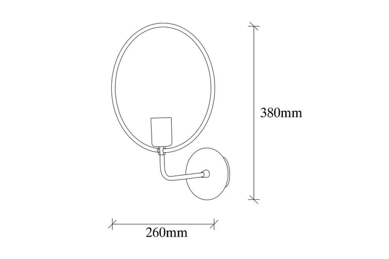 Vägglampa Sufia svart - Svart - Belysning & el - Inomhusbelysning & lampor - Vägglampa