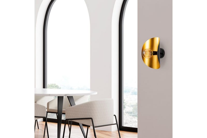 Vägglampa Sugana Giada Svart / Rany - Guld/Svart - Belysning & el - Inomhusbelysning & lampor - Vägglampa