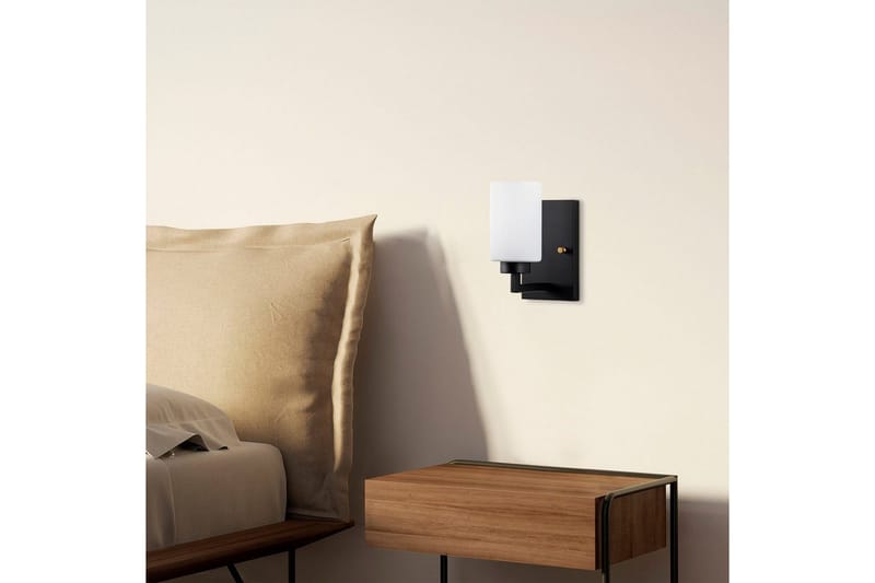 Vägglampa Syllen Svart / Vit - Svart / Vit - Belysning & el - Inomhusbelysning & lampor - Vägglampa