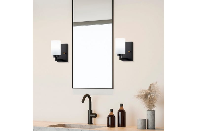 Vägglampa Syllen Svart / Vit - Svart / Vit - Belysning & el - Inomhusbelysning & lampor - Vägglampa
