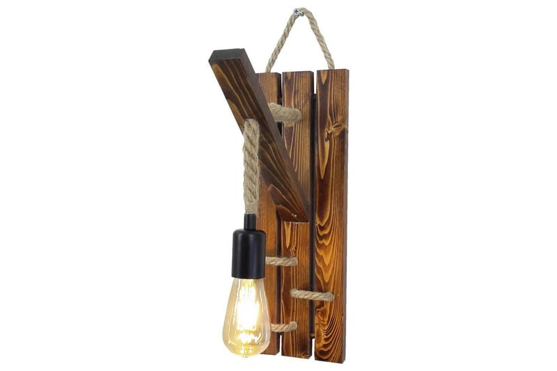 Vägglampa Teyra Trä - Brun - Belysning & el - Inomhusbelysning & lampor - Vägglampa