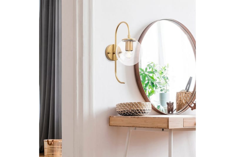 Vägglampa Thalara Glansig Rany Transparent - Glansig Rany Transparent - Belysning & el - Inomhusbelysning & lampor - Vägglampa