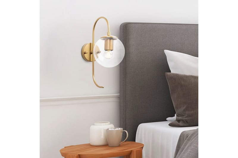 Vägglampa Thalara Glansig Rany Transparent - Glansig Rany Transparent - Belysning & el - Inomhusbelysning & lampor - Vägglampa