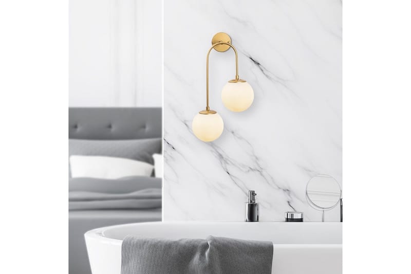 Vägglampa Thalara Två Glansig Rany - Guld - Belysning & el - Inomhusbelysning & lampor - Vägglampa