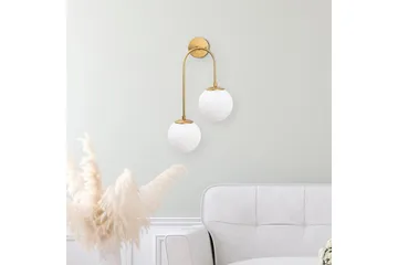 Vägglampa Thalara Två Glansig Rany - Guld - Belysning & el - Inomhusbelysning & lampor - Vägglampa