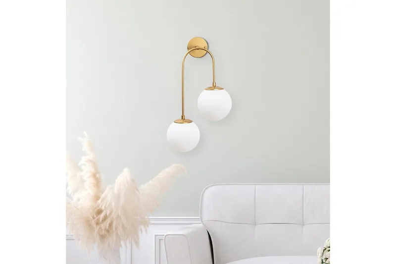 Vägglampa Thalara Två Glansig Rany - Guld - Belysning & el - Inomhusbelysning & lampor - Vägglampa