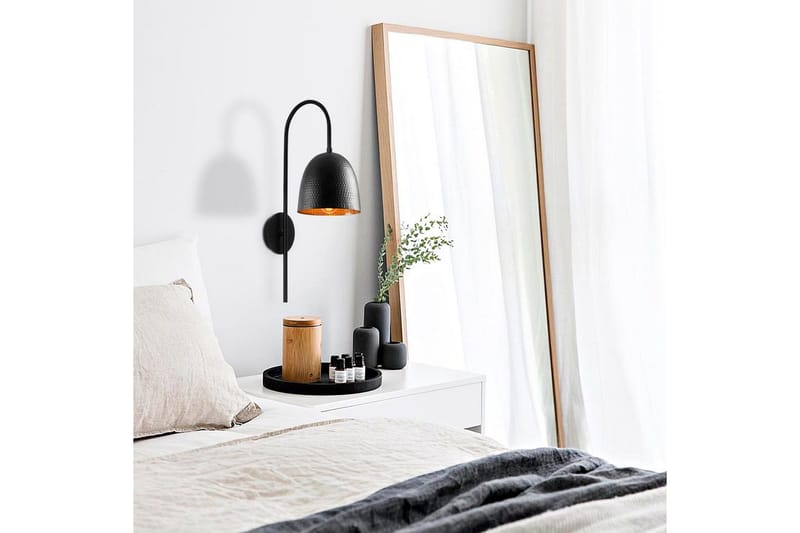 Vägglampa Thela Black - Antracit - Belysning & el - Inomhusbelysning & lampor - Vägglampa
