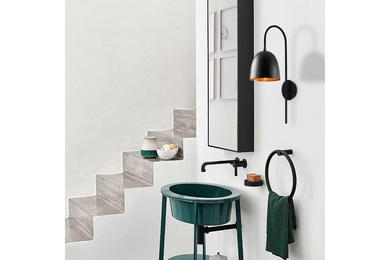 Vägglampa Thela Black - Antracit - Belysning & el - Inomhusbelysning & lampor - Vägglampa