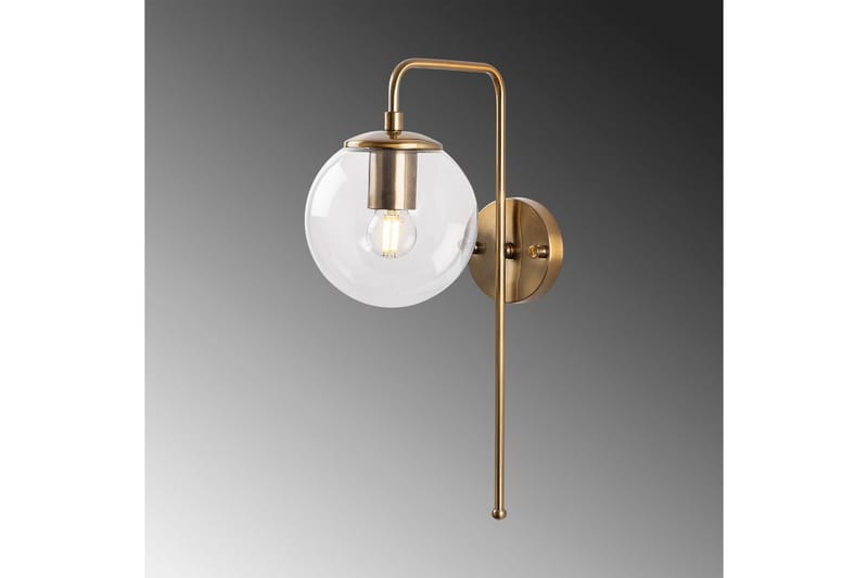 Vägglampa Tolra Vintage Transparent - Transparent - Belysning & el - Inomhusbelysning & lampor - Vägglampa