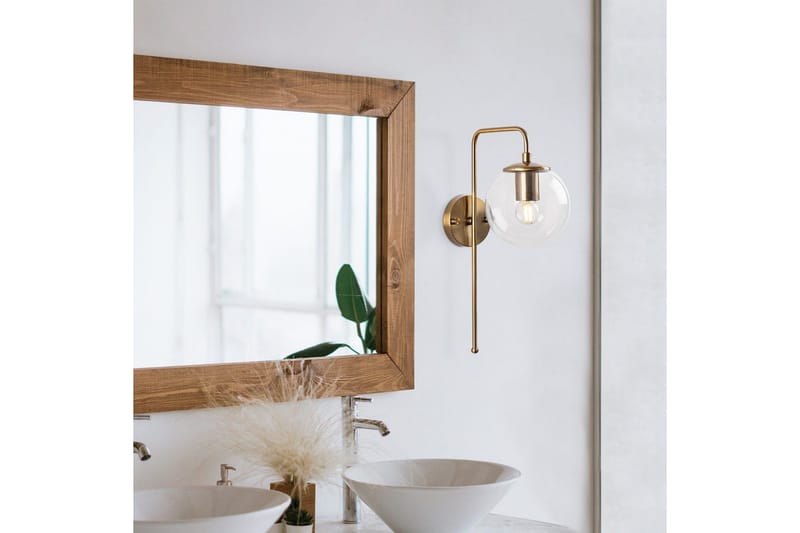 Vägglampa Tolra Vintage Transparent - Transparent - Belysning & el - Inomhusbelysning & lampor - Vägglampa