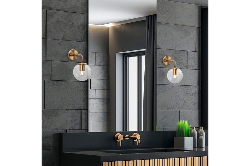 Vägglampa Tolra Vintage Transparent - Vintage Transparent - Belysning & el - Inomhusbelysning & lampor - Vägglampa