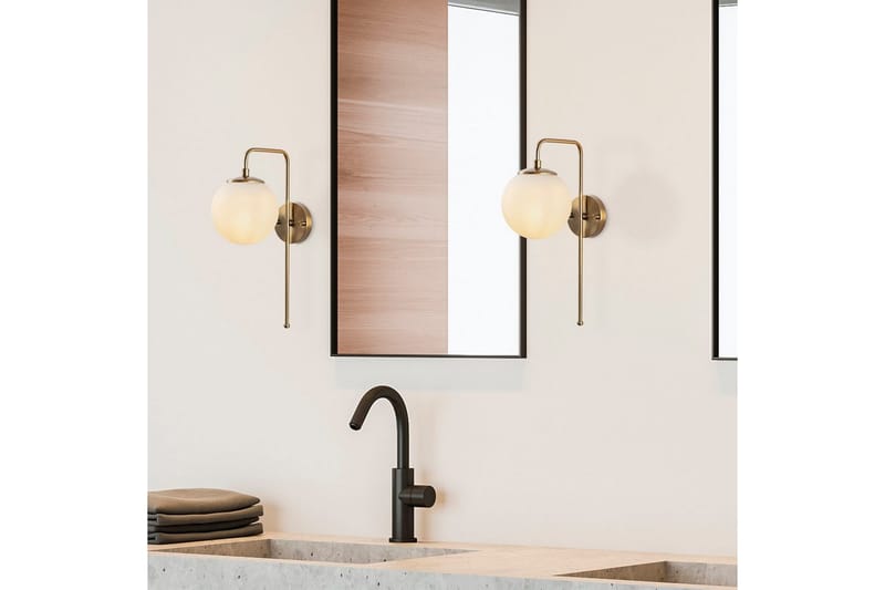 Vägglampa Tolra Vintage Vit - Vit - Belysning & el - Inomhusbelysning & lampor - Vägglampa