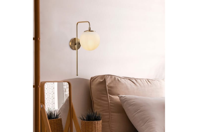 Vägglampa Tolra Vintage Vit - Vit - Belysning & el - Inomhusbelysning & lampor - Vägglampa