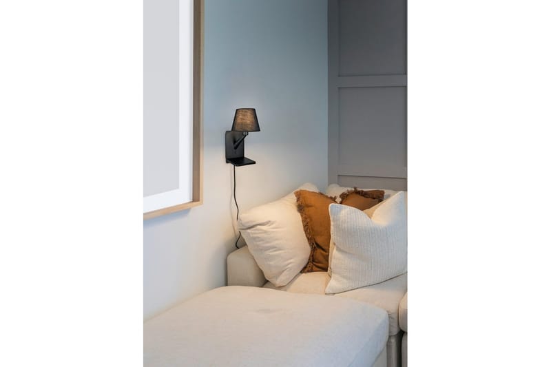 Vägglampa TRIO Comfort Mattsvart - Mattsvart - Belysning & el - Inomhusbelysning & lampor - Vägglampa