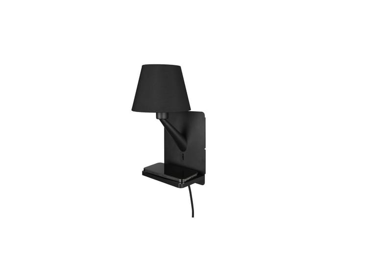 Vägglampa TRIO Comfort Mattsvart - Mattsvart - Belysning & el - Inomhusbelysning & lampor - Vägglampa