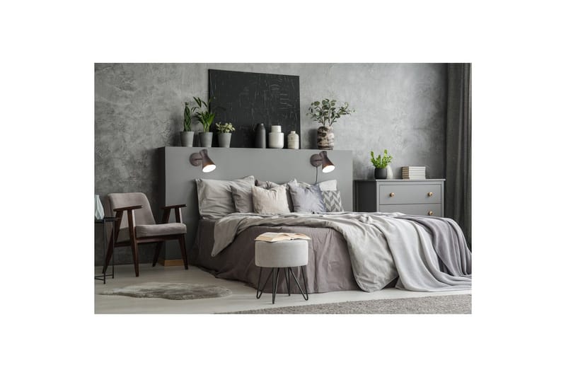 Vägglampa TRIO Enzo Mattsvart - Mattsvart - Belysning & el - Inomhusbelysning & lampor - Vägglampa