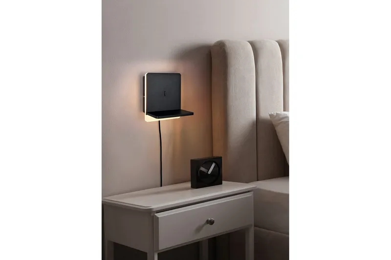 Vägglampa TRIO Fairfield Mattsvart - Mattsvart - Belysning & el - Inomhusbelysning & lampor - Vägglampa