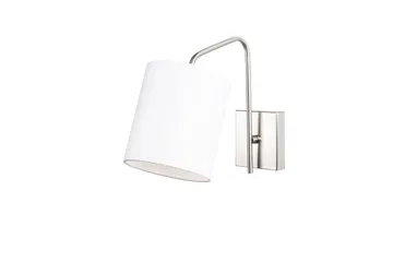 Vägglampa Ve Nickel / Vit - Vit - Belysning & el - Inomhusbelysning & lampor - Vägglampa