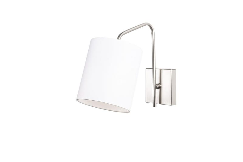 Vägglampa Ve Nickel / Vit, Vit
